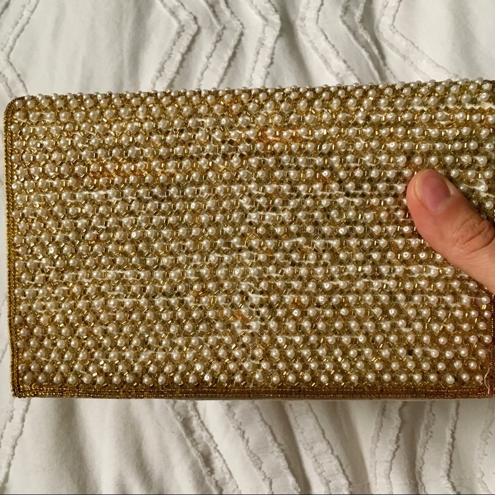 Vintage Beaded Clutch